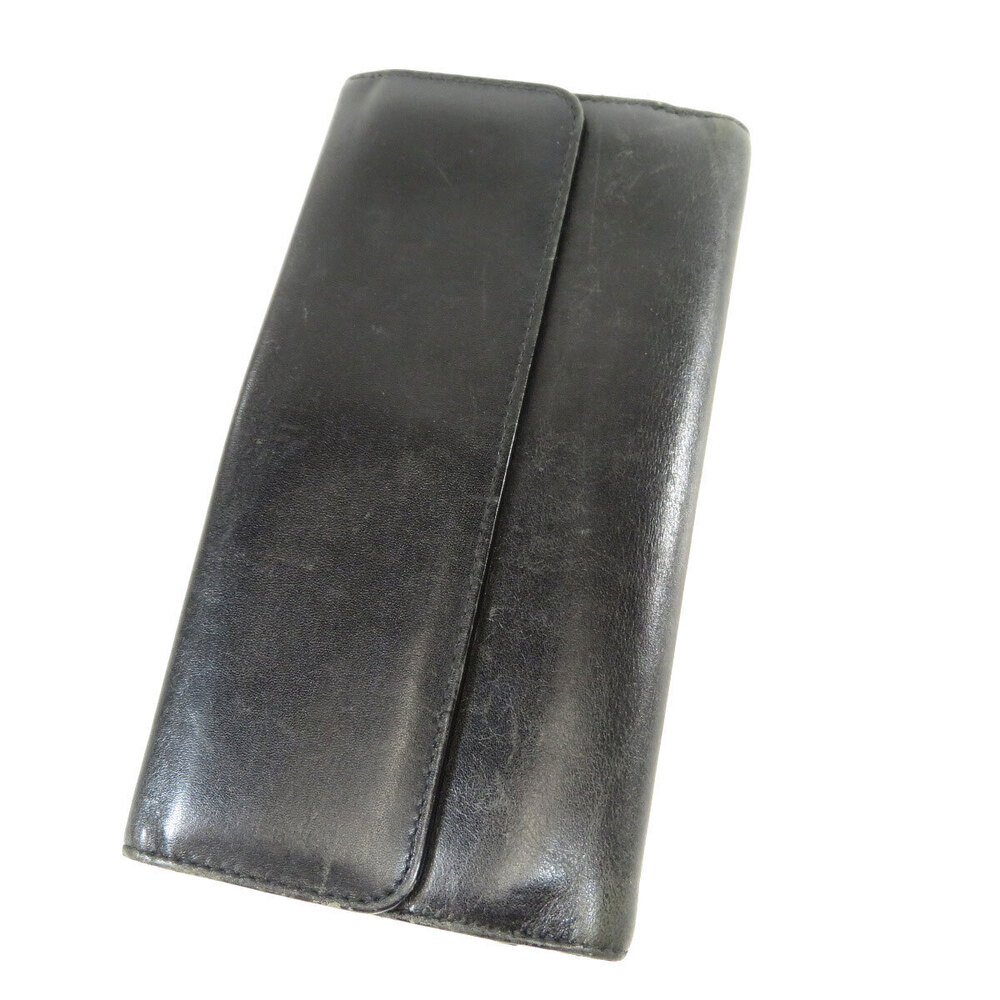 Gucci Leather Long Wallet Black